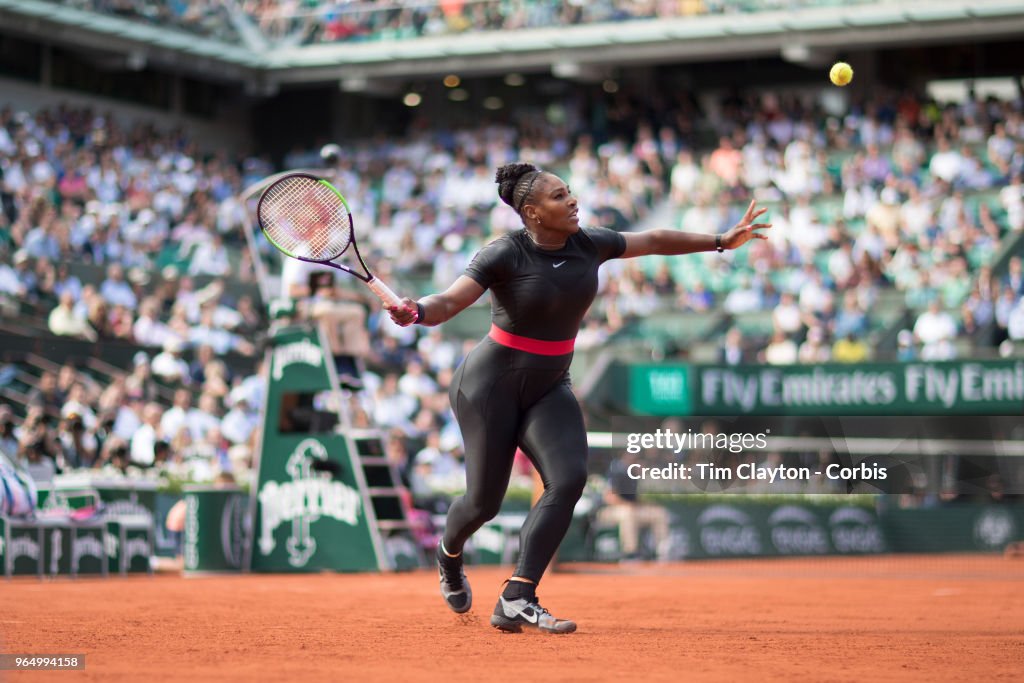 2018 French Open Tennis Tournament. Roland Garros. Paris. France.