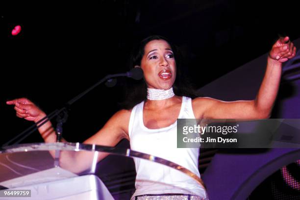 Margherita Taylor presents the 2000 Dancestar Awards at Alexandra Palace on June 1, 2000 in London, England.