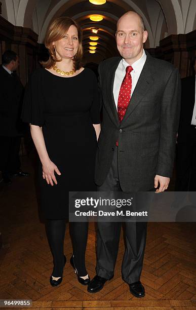 Sarah Brown and her brother Sean Macaulay attend the London Evening Standard British Film Awards 2010, at The London Film Museum on February 8, 2010...