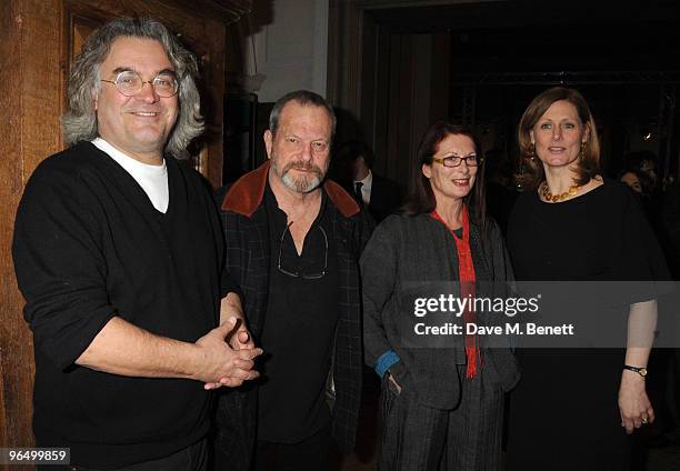 Paul Greengrass, Terry Gilliam, Maggie Weston and Sarah Brown attend the London Evening Standard British Film Awards 2010, at The London Film Museum...