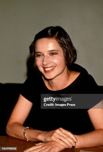 Isabella Rossellini circa 1989 in New York City.