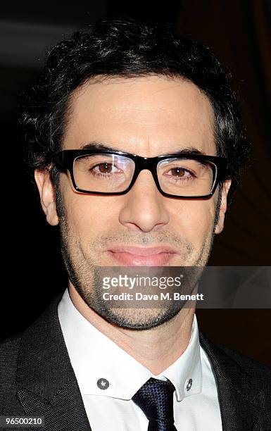 Sacha Baron Cohen with The Peter Sellers Award For Comedy attends the London Evening Standard British Film Awards 2010, at The London Film Museum on...