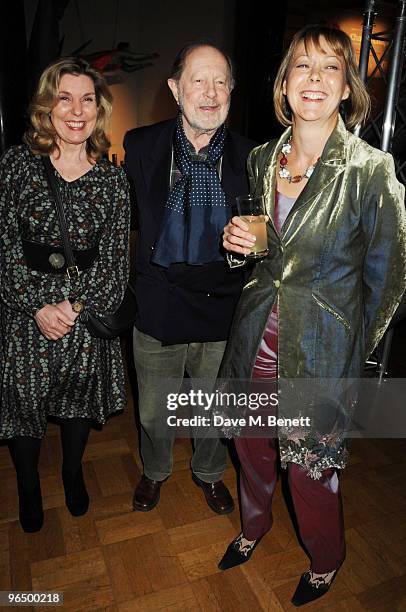 Nicolas Roeg with his wife and Jennifer Agutter attend the London Evening Standard British Film Awards 2010, at The London Film Museum on February 8,...