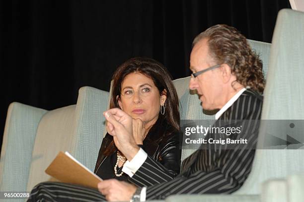 Paula Wagner and Neil Stiles at Variety's "Future Of Films" Conference at Sheraton Delfina Hotel on December 8, 2009 in Santa Monica, California.