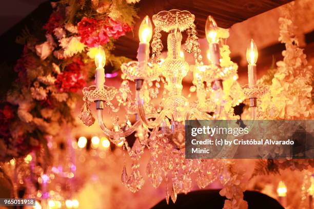 crystal chandelier - carabobo stock-fotos und bilder
