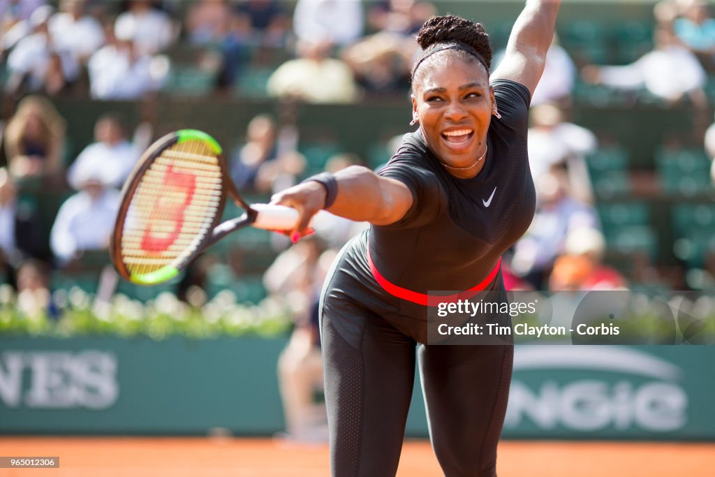 2018 French Open Tennis Tournament. Roland Garros. Paris. France.