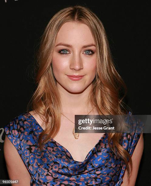 Actress Saoirse Ronan attends the 2010 Virtuoso Awards presented by Chopin Vodka during the 25th Annual Santa Barbara International Film Festival on...