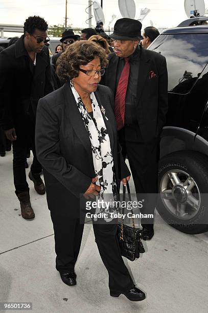 Katherine Jackson and Joe Jackson , mother and father of Michael Jackson, arrive at the Airport Courthouse for the arraingment of Dr. Conrad Murray...