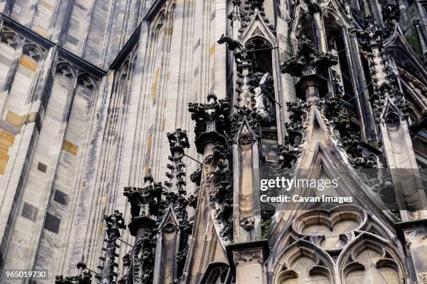 low angle view of ulm minster church - ulm minster stock pictures, royalty-free photos & images