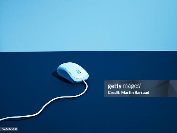 computer mouse with cord - click stock pictures, royalty-free photos & images