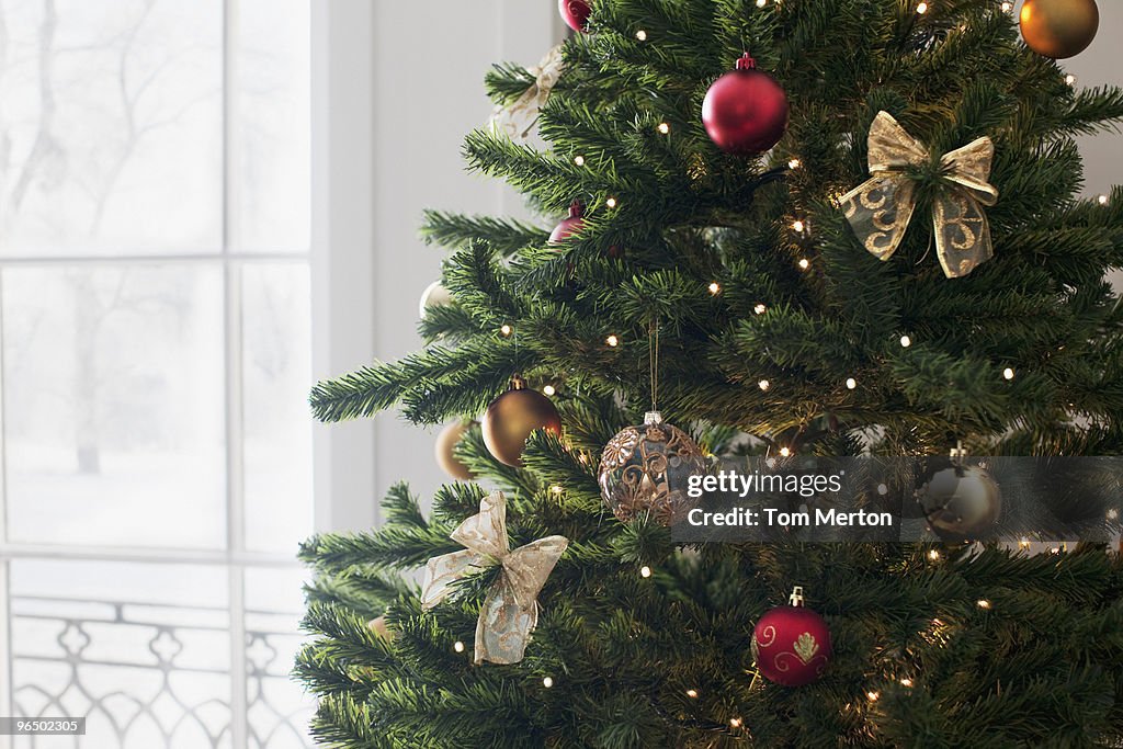Decorações de natal na Árvore