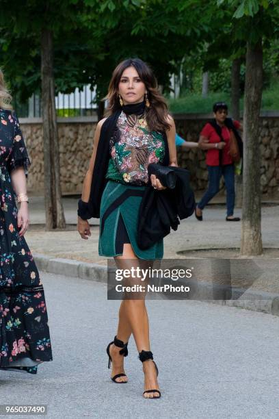 Goya Toledo attends a fund raiser event for Spanish NGO Proactiva Open Arms, dedicated to sea rescue of migrants, in Madrid, Spain, 31 May 2018.