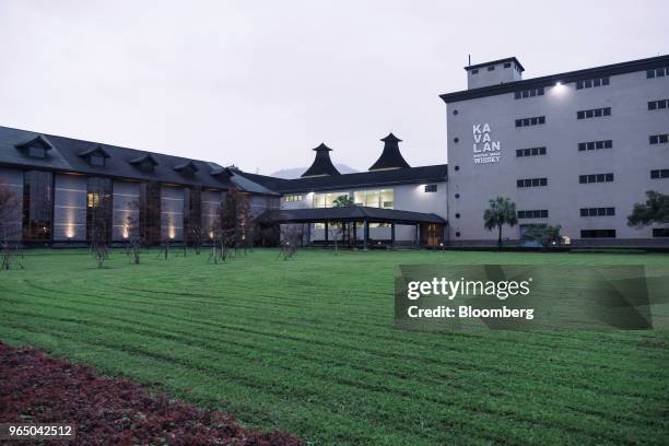 The Kavalan Single Malt Whisky distillery stands in Yilan County, Taiwan, on Thursday, Jan. 25, 2018. Kavalan is the first whisky distillery in...