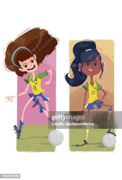 32点の女子サッカーイラスト素材 Getty Images 32点の女子サッカーイラスト素材 Getty Images