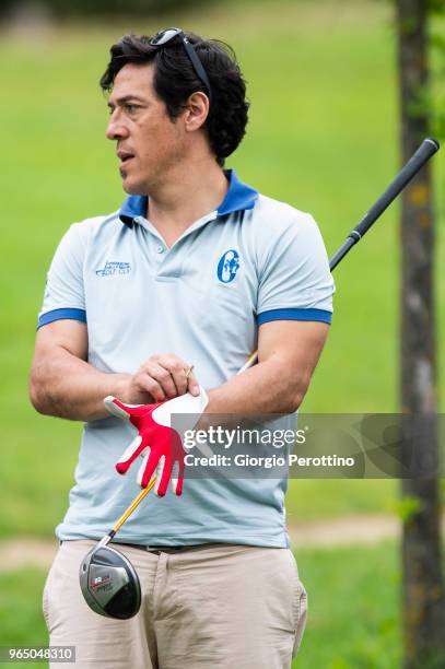 Former football player Mauro German Camoranesi during the Fondazione Vialli Mauro ProAm Golf Cup on May 28, 2018 in Capriate d'Orba, Alessandria,...