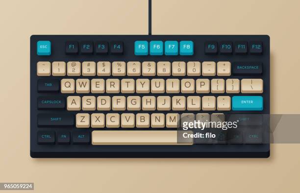 computer keyboard - space key stock illustrations