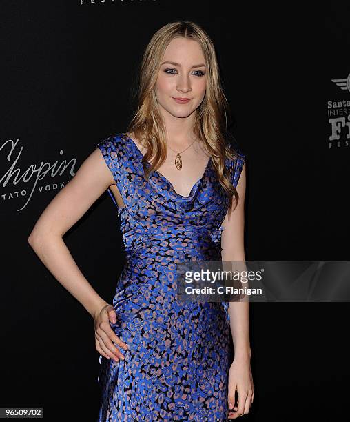 Actress Saoirse Ronan attends the Chopin Virtuosos awards ceremony during the 2010 Santa Barbara International Film Festival on February 7, 2010 in...