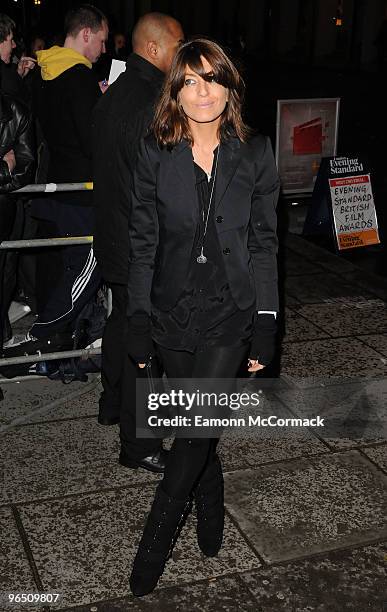 Claudia Winkleman attends the London Evening Standard British Film Awards 2010 on February 8, 2010 at The London Film Museum in London, England.