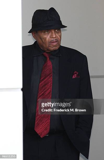 Joe Jackson leaves the arraignment of Dr. Conrad Murray at the Airport Los Angeles Courthouse on February 8, 2010 in Los Angeles, California. Dr....