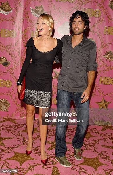 Malin Akerman and Adrian Grenier