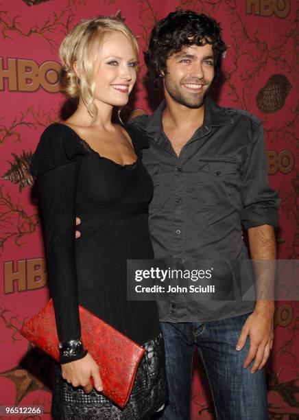 Malin Akerman and Adrian Grenier