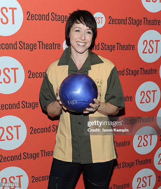 Actress Paige Davis attends the 23rd Annual Second Stage Theatre All-Star Bowling Classic at Lucky Strike Lanes & Lounge on February 8, 2010 in New...