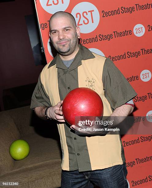 Actor Guillermo Diaz attends the 23rd Annual Second Stage Theatre All-Star Bowling Classic at Lucky Strike Lanes & Lounge on February 8, 2010 in New...