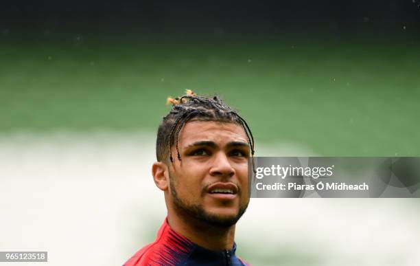 Kilternan , Ireland - 1 June 2018; DeAndre Yedlin during a USA training session at the Aviva Stadium in Dublin.