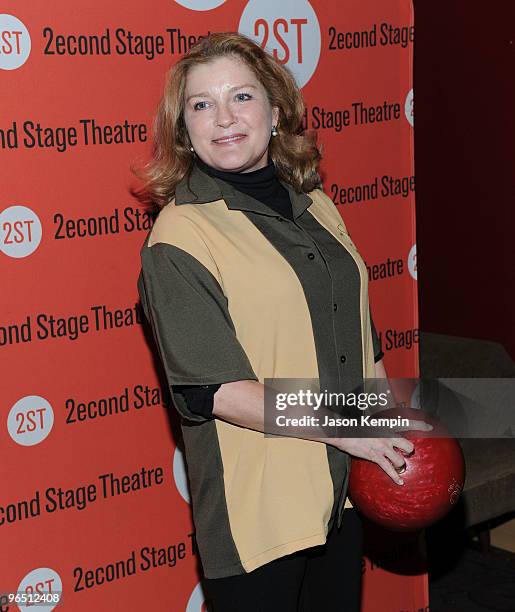 Actress Kate Mulgrew attends the 23rd Annual Second Stage Theatre All-Star Bowling Classic at Lucky Strike Lanes & Lounge on February 8, 2010 in New...