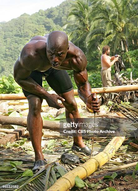 Former castaway James Clement, during the reward challenge, during the first episode of SURVIVOR: HEROES VS. VILLAINS, Thursday, Feb. 11 on the CBS...
