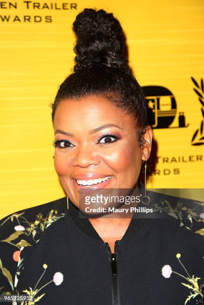 Actress Yvette Nicole Brown attends the 19th Annual Golden Trailer Awards at The Theatre at Ace Hotel on May 31, 2018 in Los Angeles, California.