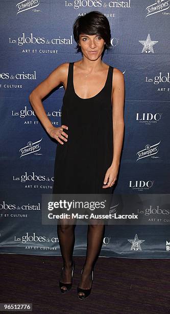 Florence Foresti poses at the Ceremony of Globes de Cristal 2010 Awards at Le Lido on February 8, 2010 in Paris, France.