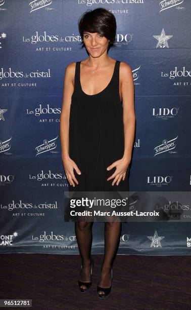 Florence Foresti poses at the Ceremony of Globes de Cristal 2010 Awards at Le Lido on February 8, 2010 in Paris, France.