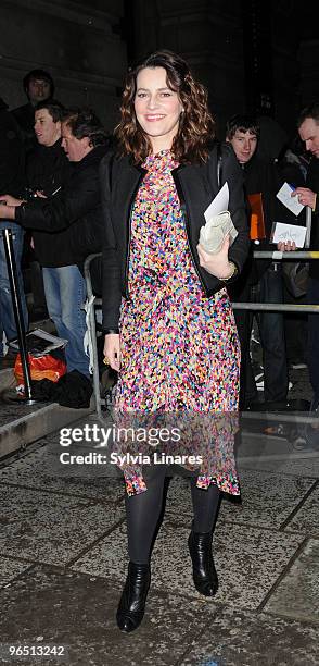 Jaime Winstone and Alfie Allend attend London Evening Standard British Film Awards 2010 held at The Movieum, County Hall on February 8, 2010 in...