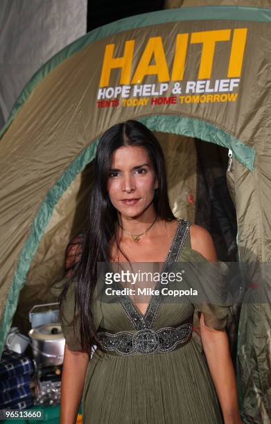 Actress and model Patricia Velasquez attends Hope Help & Relief Haiti "A Night Of Humanity" at Urban Zen on February 8, 2010 in New York City.