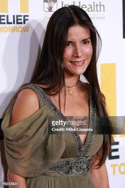Actress and model Patricia Velasquez attends Hope Help & Relief Haiti "A Night Of Humanity" at Urban Zen on February 8, 2010 in New York City.