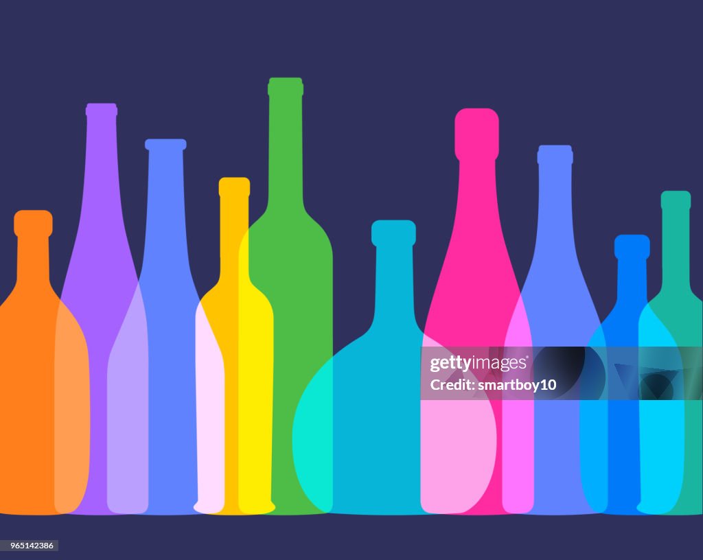 Wine bottles