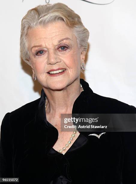 Actress Angela Lansbury attends the 2010 Drama League "A Musical Celebration Of Broadway" All-Star Benefit Gala at The Pierre Hotel on February 8,...