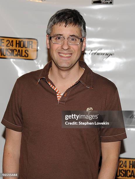 Actor Mo Rocca attends the 2010 24 Hour Musicals after party at The National Arts Club on February 8, 2010 in New York City.