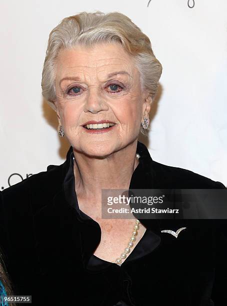 Actress Angela Lansbury attends the 2010 Drama League "A Musical Celebration Of Broadway" All-Star Benefit Gala at The Pierre Hotel on February 8,...