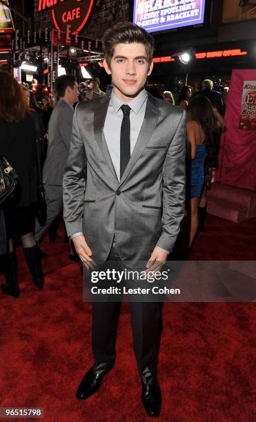 Actor Carter Jenkins arrives at the "Valentine's Day" Los Angeles Premiere at Grauman's Chinese Theatre on February 8, 2010 in Hollywood, California.