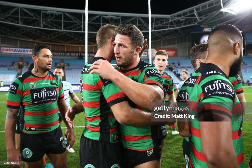 NRL Rd 13 - Rabbitohs v Sharks