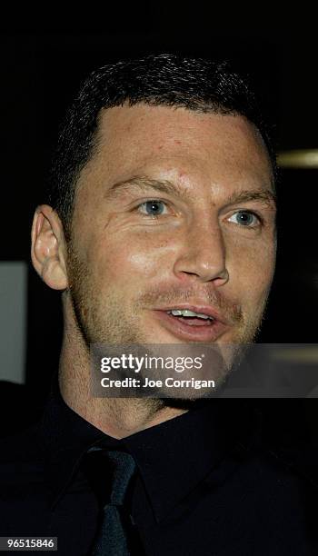 New York Rangers forward Sean Avery attends casino night to benefit the Garden Of Dreams Foundation at Gotham Hall on February 8, 2010 in New York...