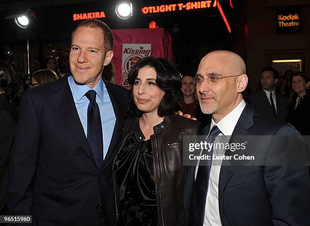 President and COO of New Line Cinema Toby Emmerich, President Worldwide Marketing Warner Bros. Pictures Sue Kroll and President of Warner Bros....