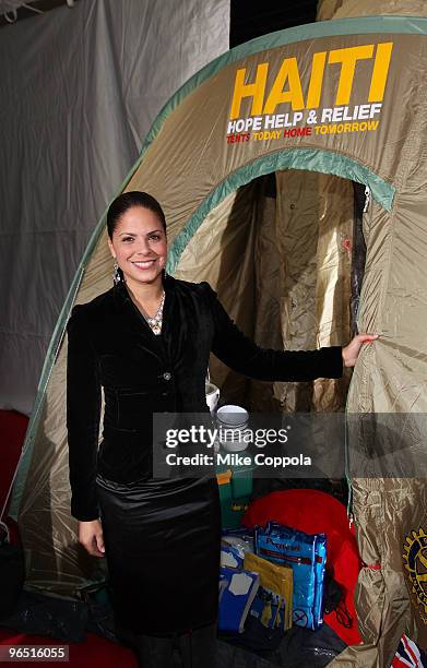 Television journalist Soledad O'Brien attends Hope Help & Relief Haiti "A Night Of Humanity" at Urban Zen on February 8, 2010 in New York City.