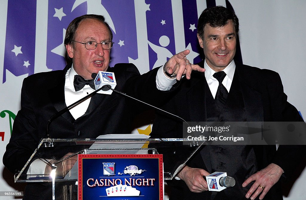 New York Rangers Host Casino Night To Benefit Garden Of Dreams Foundation
