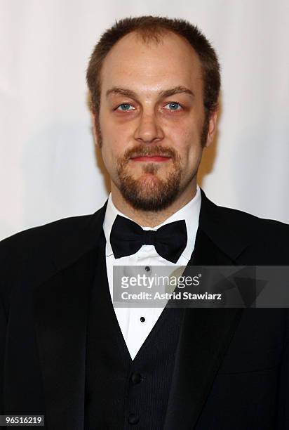 Actor Alexander Gemignani attends the 2010 Drama League "A Musical Celebration Of Broadway" All-Star Benefit Gala at The Pierre Hotel on February 8,...