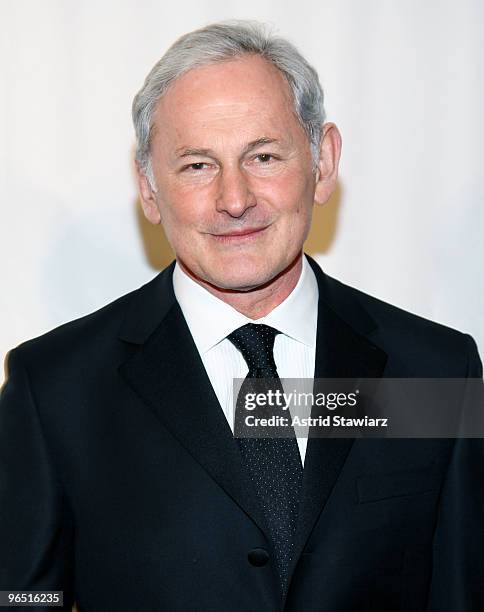 Actor Victor Garber attends the 2010 Drama League "A Musical Celebration Of Broadway" All-Star Benefit Gala at The Pierre Hotel on February 8, 2010...