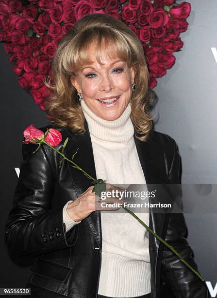 Actress Barbara Eden arrives at the premiere of New Line Cinema's 'Valentine's Day" held at Grauman's Chinese Theatre on February 8, 2010 in Los...