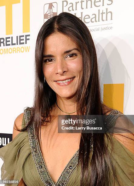 Patricia Velasquez attends Hope Help & Relief Haiti "A Night Of Humanity" at Urban Zen on February 8, 2010 in New York City.